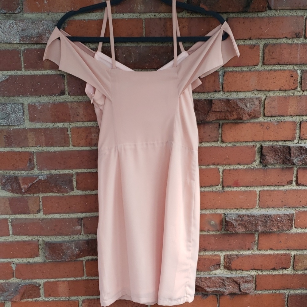 Memory Off the Shoulder Spaghetti Strap Dress - Picture 3 of 6